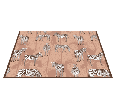 Originele placemat zebra print stijl - TenStickers