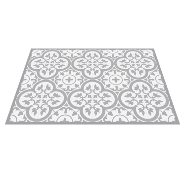 Moderne placemat met verfijnd tegelpatroon - TenStickers