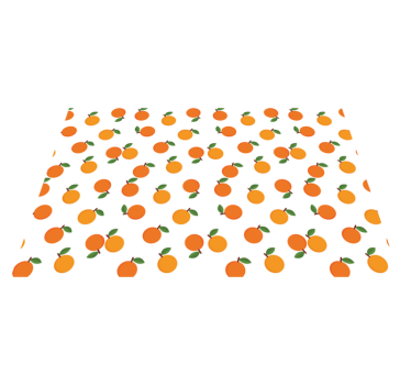 Originele placemat met oranje fruitpatroon - TenStickers