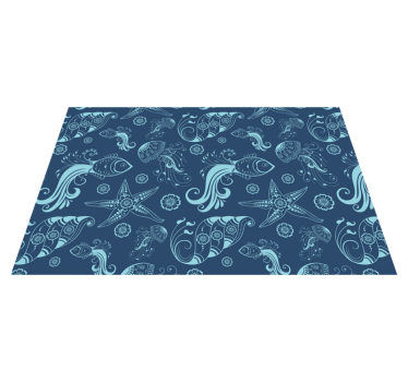Originele placemat met nautisch thema print - TenStickers