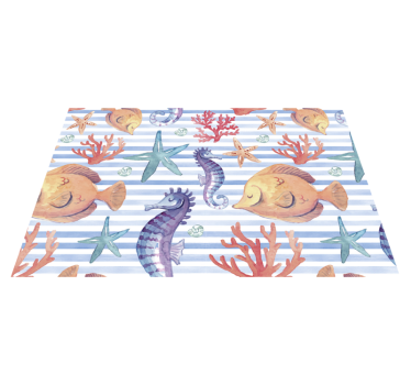 Originele placemat onderwater thema tafelsetting - TenStickers