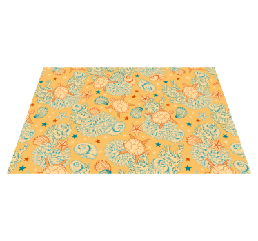 Originele placemat schelpenpatroon servies - TenStickers