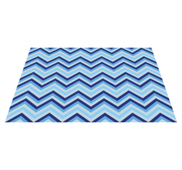Placemat chevron patroon oppervlak - TenStickers