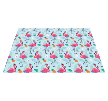 Originele placemat flamingo tropisch patroon - TenStickers