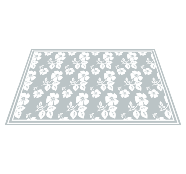 Placemat met bloemenpatroon basis - TenStickers