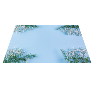 Originele placemat bloemige tafelaccent - TenStickers