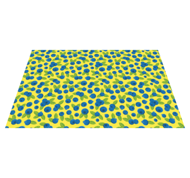 Originele placemat kleurrijk bosbessenpatroon - TenStickers