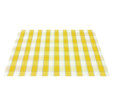 Placemat geel geruit patroon - TenStickers
