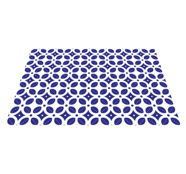 Placemat met geometrisch patroon overlay - TenStickers