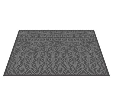 Placemat abstract draaiend patroon - TenStickers