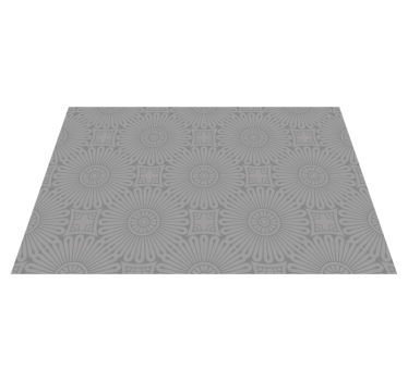 Placemat met gestructureerde grijze afwerking - TenStickers
