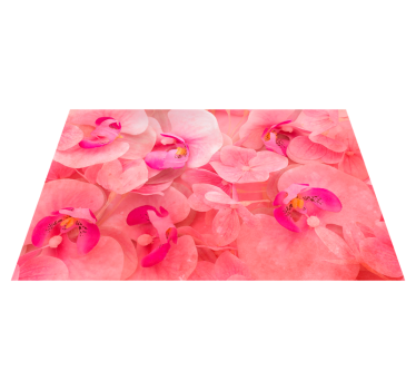 Placemat elegante bloem compositie - TenStickers