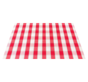 Placemat rood geruit patroon - TenStickers