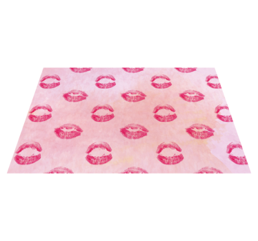 Originele placemat met kiss mark patroon - TenStickers
