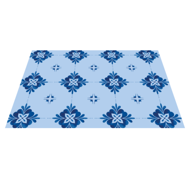 Placemat bloeiende print tafelkleed - TenStickers
