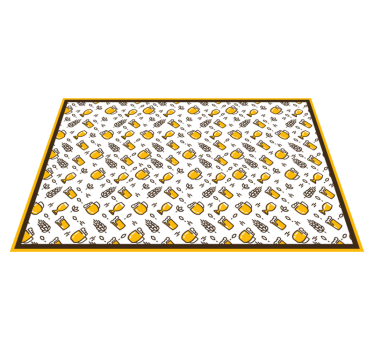 Originele placemat craft beer iconen - TenStickers