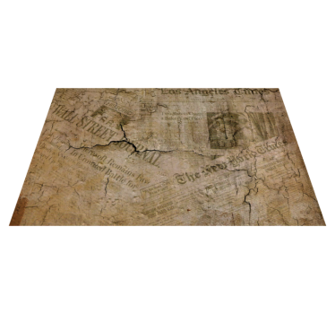 Placemat gebroken papieren oppervlak - TenStickers