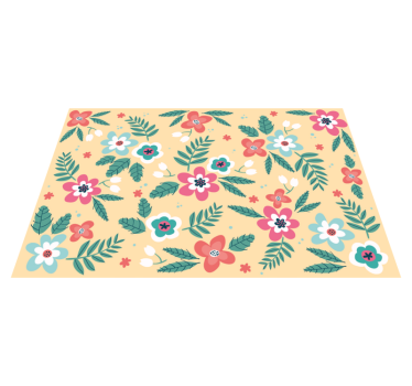 Originele placemat met bloemmotief ontwerp - TenStickers