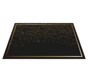 Rechthoekige placemats Elegante twee kleuren - TenStickers