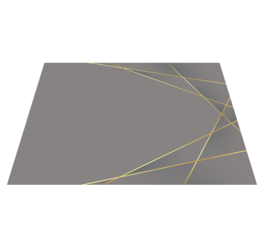 Ronde placemats Grijze toon geometrische vormen - TenStickers