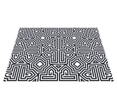Placemat abstract geometrisch patroon - TenStickers