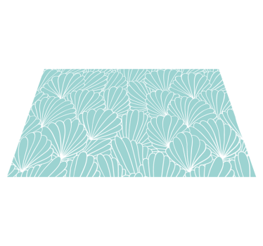 Placemat met schelpenpatroon oppervlak - TenStickers