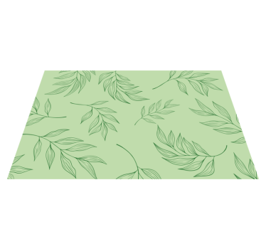 Placemat elegante bladpatronen - TenStickers