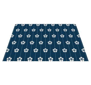 Originele placemat met bloemenpatroon - TenStickers