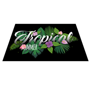 Originele placemat tropische zomer sfeer - TenStickers