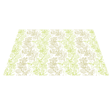 Placemat botanisch blad motief - TenStickers