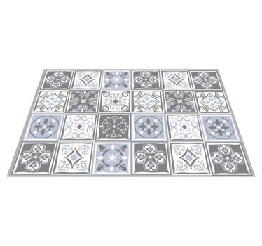 Placemat met versierde tegelpatronen - TenStickers