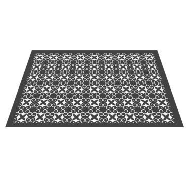 Placemat elegant patroon mat - TenStickers