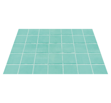 Placemat turquoise tegeloppervlak - TenStickers