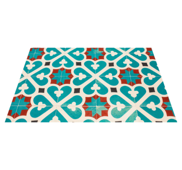 Placemat levendig geometrisch concept - TenStickers