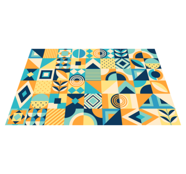 Moderne placemat geometrisch patroon spel - TenStickers