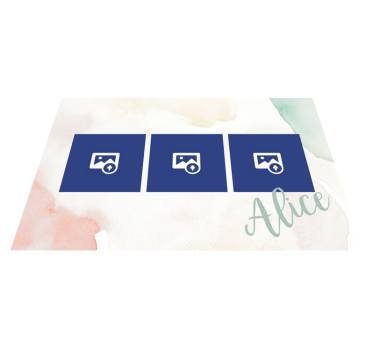 Originele placemat fotoherinneringen display - TenStickers