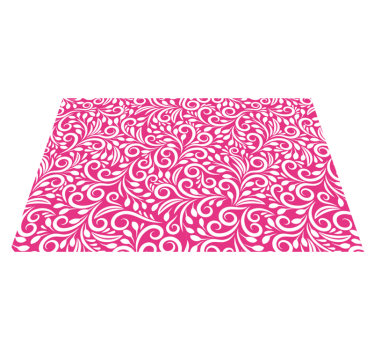 Placemat bloemig draaipatroon - TenStickers