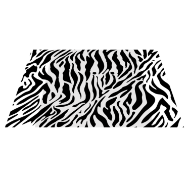 Placemat met zebra print oppervlak - TenStickers