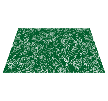 Placemat elegante botanische arrangering - TenStickers