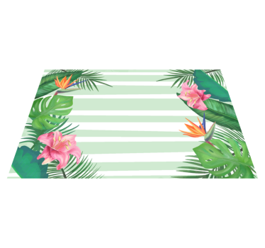 Originele placemat met tropische bladerenaccent - TenStickers