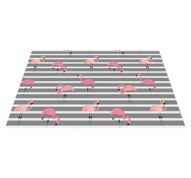 Originele placemat met flamingo patroon - TenStickers