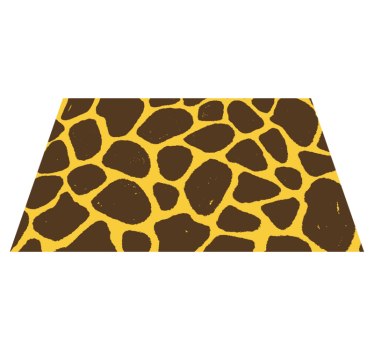 Originele placemat met giraffenprint patroon - TenStickers