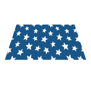 Originele placemat sterrenpatroon achtergrond - TenStickers