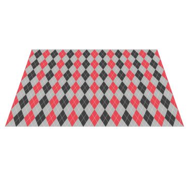 Placemat geometrisch ruitpatroon - TenStickers