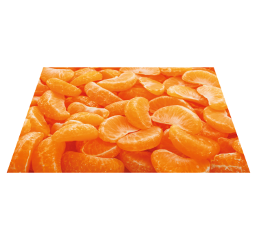 Placemat voor huis citrusvruchten samenstelling - TenStickers