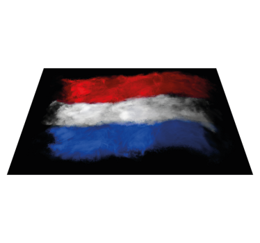 Originele placemat nederland vlag patroon - TenStickers