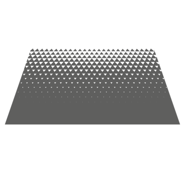 Placemat driehoek patroon overlay - TenStickers