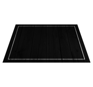Placemat elegante zwarte oppervlakte - TenStickers