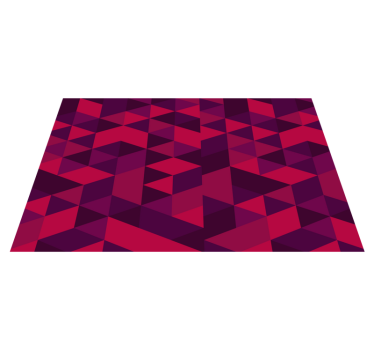 Originele placemat rode kom met eetstokjes - TenStickers