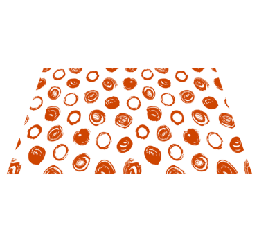 Placemat circulair borstelstrepenpatroon - TenStickers